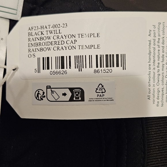 CASABLANCA Rainbow Crayon Temple Embroidered Cap - UNISEX - Picture 8 of 8